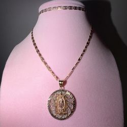 14k Gold Oro Chain with Custom Pendant