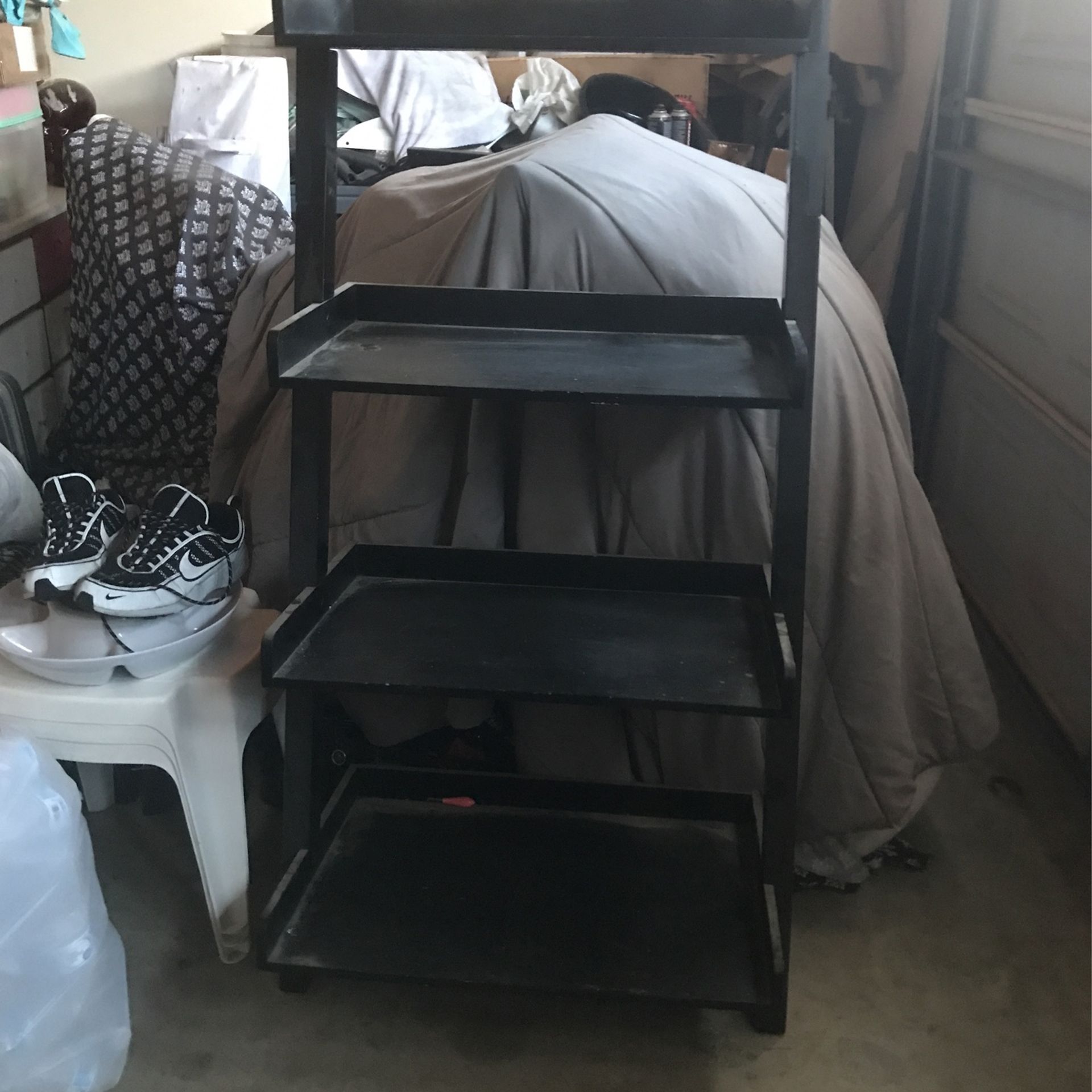 Black Ladder Shelf