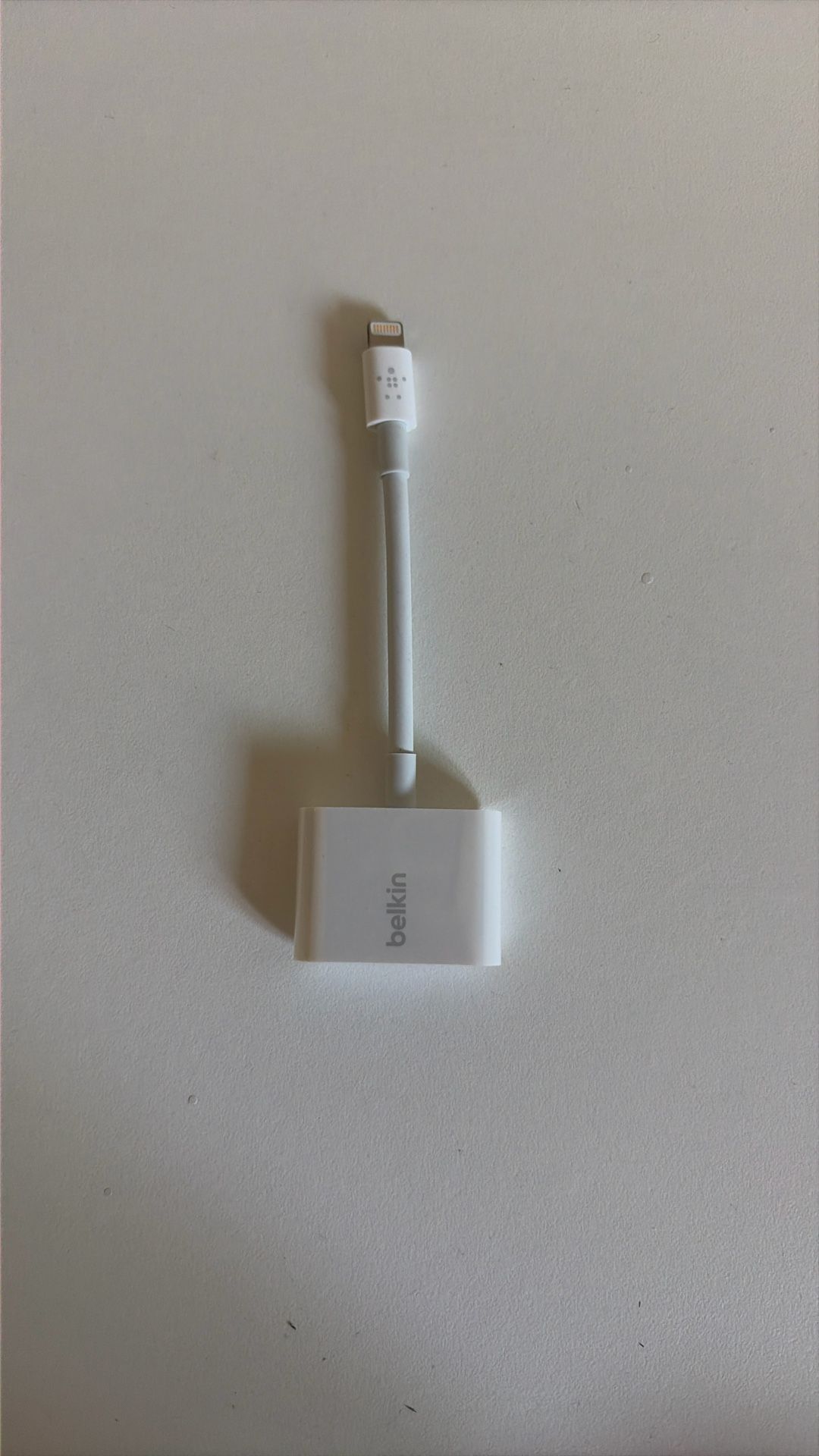 🔌 Belkin USB‑C Audio + Charge Adapter (Model F7U081btWH) – Like New