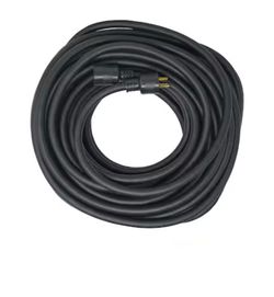 100-ft 10 / 3 Super Heavy Duty 3 Prong Black Indoor/Outdoor Extension Power Cord
