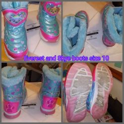 Paw Patrol Everest And Skye Boots