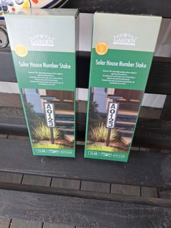 Numeros solares nuevos 15 cada uno o $25 por los dos