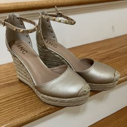 Inc Gold Espadrilles