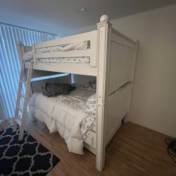 Pottery Barn Bunk Bed (Two Full Beds, One Twin Trundle 