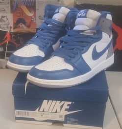 Authenticity Guarantee
Nike Jordan 1 Men's Sneakers Retro OG High True Blue Men's Size 8