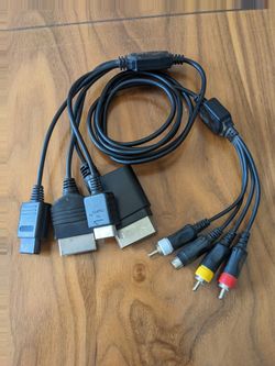 Multi tap AV cables with S Video