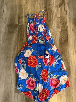 Backless romper M