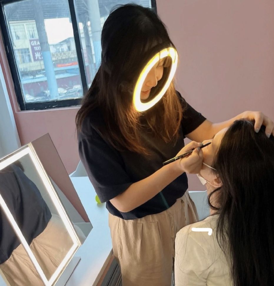Head-mounted make-up filling vanity Ring  light For Makeup