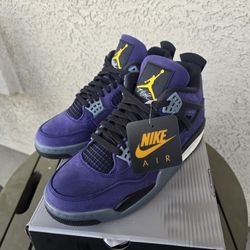DS Nike Air Jordan Retro 4 Lakers Size 9 Men's