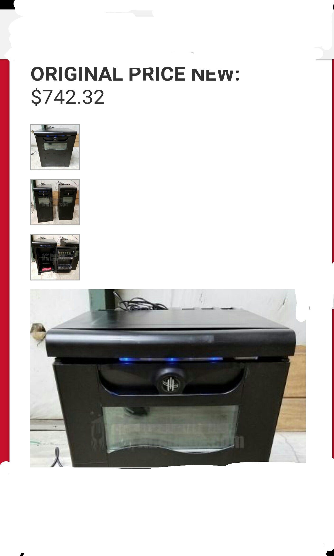 Smart Cube mini bar fridge