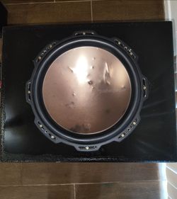 Rockford Fosgate T1 15 Inch Subwoofer & Custom Ported Box (1000 watts RMS)