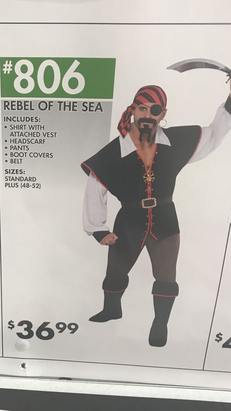 Used his and HersHalloween pirate costumes