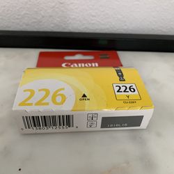 Canon 226 Yellow and Blue ink New