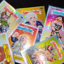 Garbage Pail Kids Chrome Cards Refractor And Serial Numbered