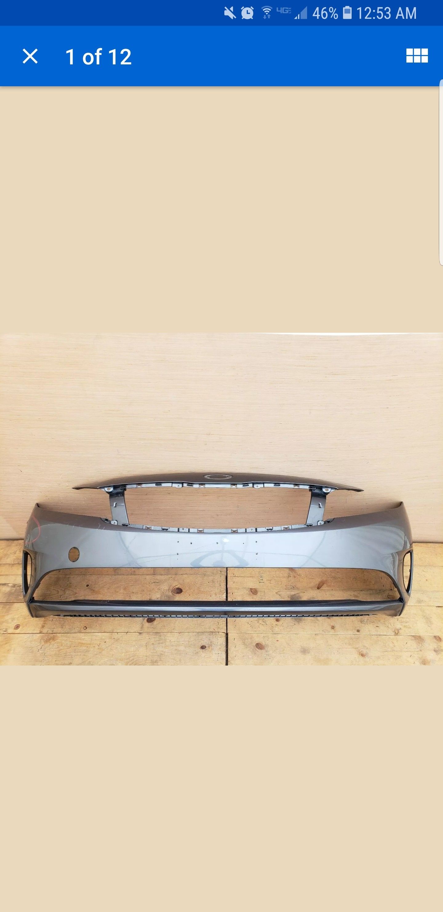 2017 2018 KIA FORTE SEDAN FRONT BUMPER COVER OEM original