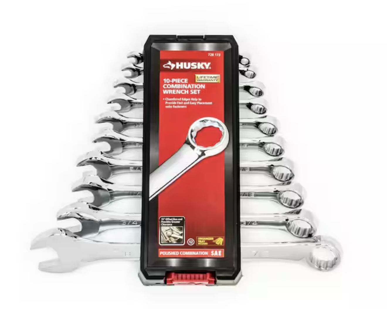 Husky SAE Combination Wrench Set (10-Piece)