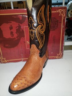 Dress Boot Ostrich 3 piece