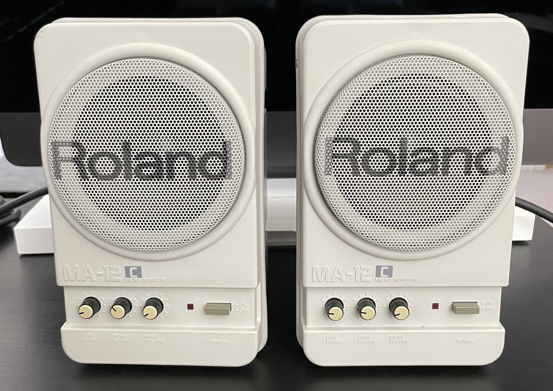 Roland MA-12C Stereo Micro Monitor Speakers (pair) for Sale in