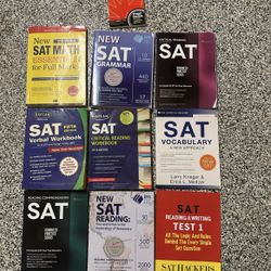 10 SAT books + Digital SAT file