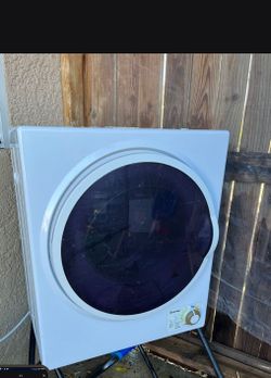 Costway Electric Tumble Compact Cloth Dryer Stainless Steel Wall Mounted 1.5 cub