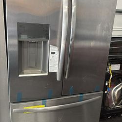3 Door Stainless Fridge 