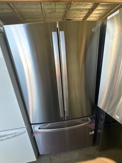 GE 27 cu. ft. French Door Refrigerator in Fingerprint Resistant Stainless