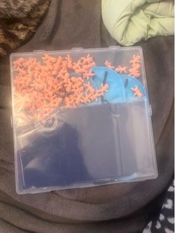 Baby shower game water beads baby blind fold