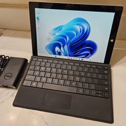 Microsoft Surface 3 10.8" 1080p Touchscreen Laptop/Tablet Hybrid + Windows 11 + Backlight Keyboard 