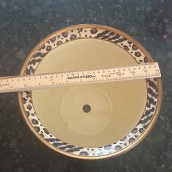 Leopard Glass Pot