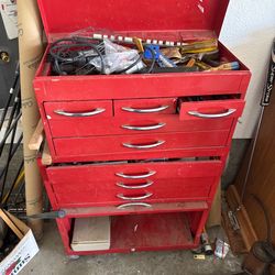 Rolling Tool Chest with Tools