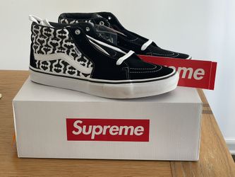 Supreme Vans Monogram S logo Grosso Skate Size 13 New In Hand $120