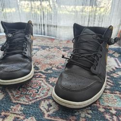 Black And Gold Jordan 1s