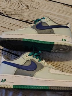 Jordan 1s lv8 split light silver and blue