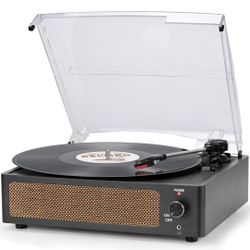 Vinyl Record Player With Bluetooth 