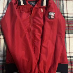 Red Polo Jacket