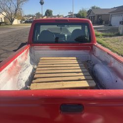 2002 Red Ford Ranger 