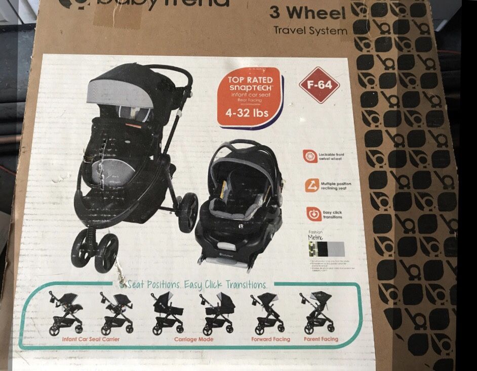 Baby trend debut 3 wheel top