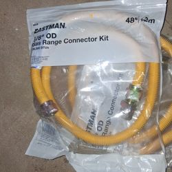 " About 50" 5/8 Gas Range Stove Connector Kits