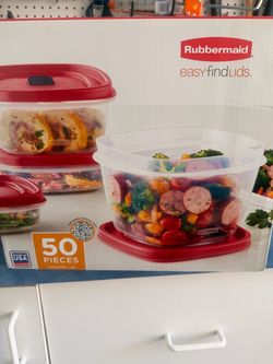Brand new never opened 50 pc rubber maid set