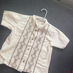 Guayabera Shirt Boy Size 6t
