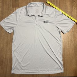 Grey Huk T-shirt Large