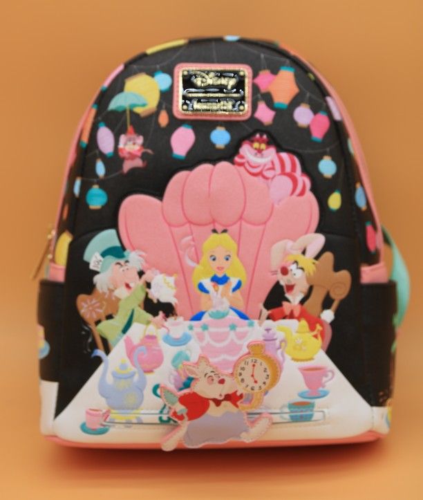 LOUNGEFLY Disney Alice in Wonderland Unbirthday Mini Backpack
