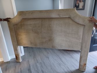Chenille King Headboard
