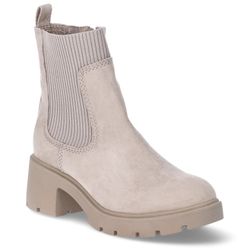 No Boundaries Women’s Knit Chelsea Ankle Boots, Bone, Size 11, NWT