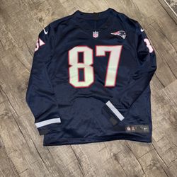 Rob Gronkowski New England Patriots Men's XL Nike Therma Long-Sleeve Jersey