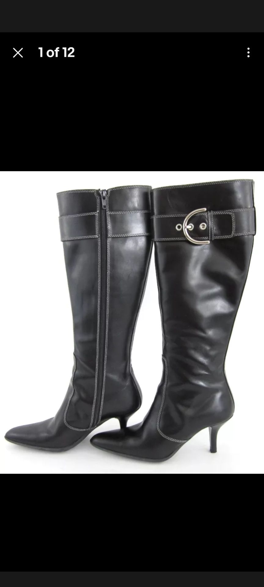 Coach high heel boots