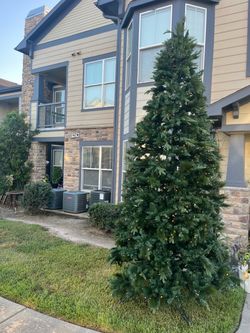 Large Artificial Christmas Tree with Lights