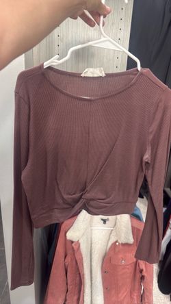 Crop top long sleeve