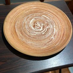 Vintage  Oaxaca Pottery Plate Hand Made One Of Kind 