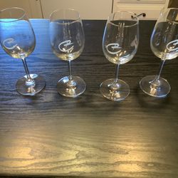Set Of 4 Childress Wine Glasses 